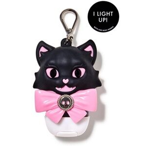 Bath and Body works Sanitizer Holder Light-up Creepy cat